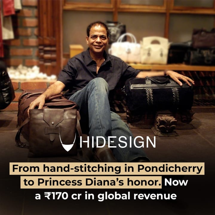 Handcrafted by the founder, delivered on a scooter in Pondicherry — now a ₹188 crore global brand.